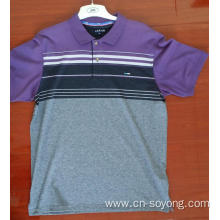 Men's Yarn Dyed Short Sleeve Polo Shirts